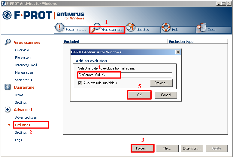 F-PROT Antivirus for Windows