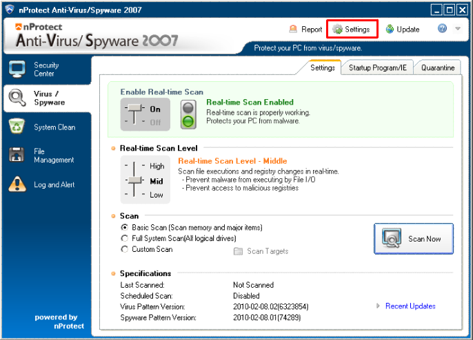 nProtect Anti-Virus/Spyware